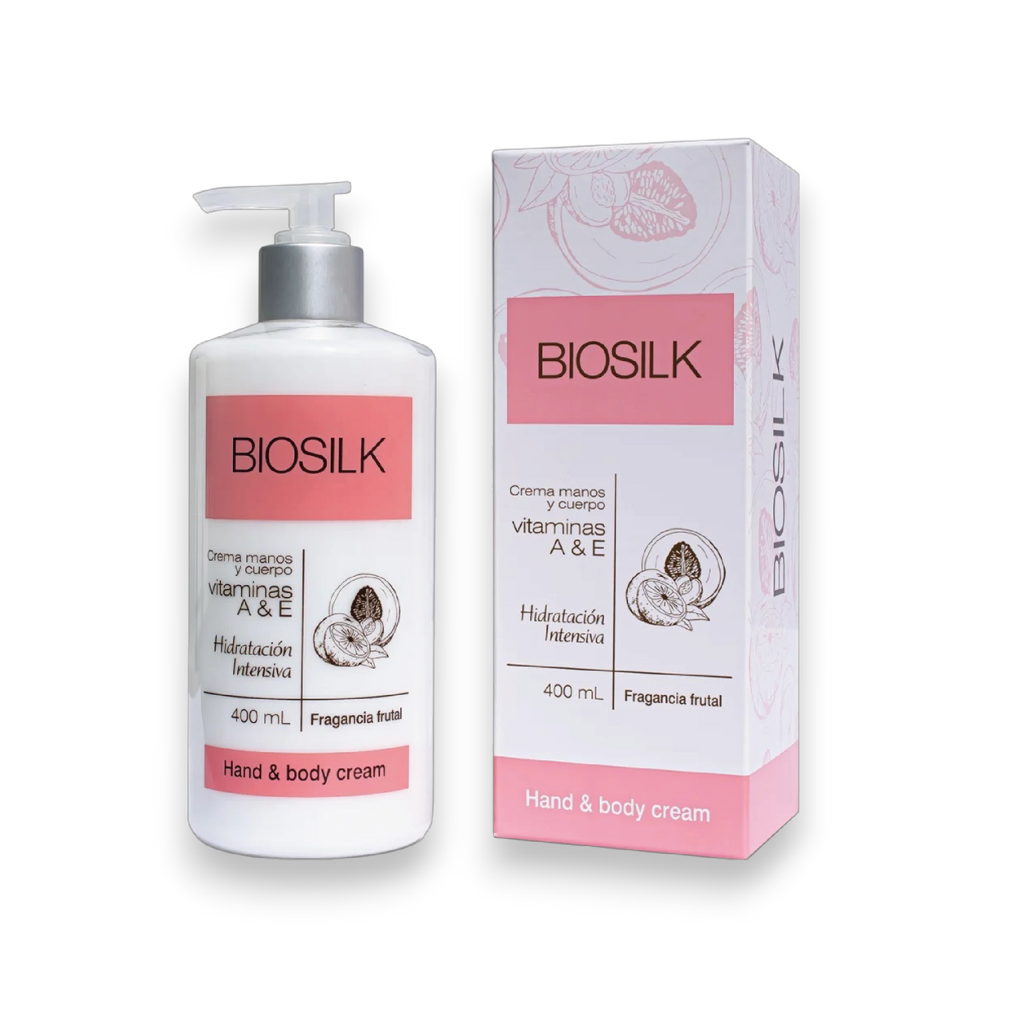 Crema manos y cuerpo Vitaminas A & E. Fragancia: frutal