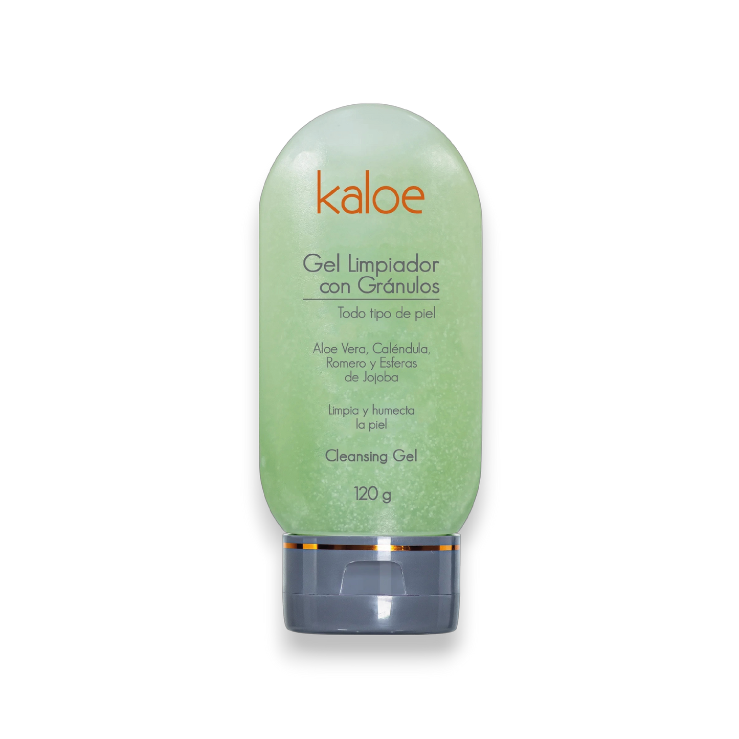 Gel limpiador con gránulos