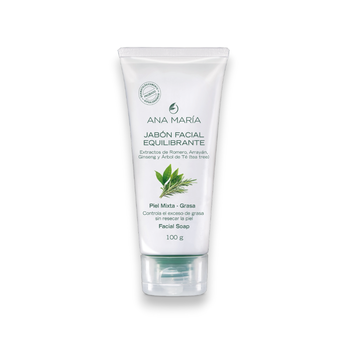 Jabón facial equilibrante