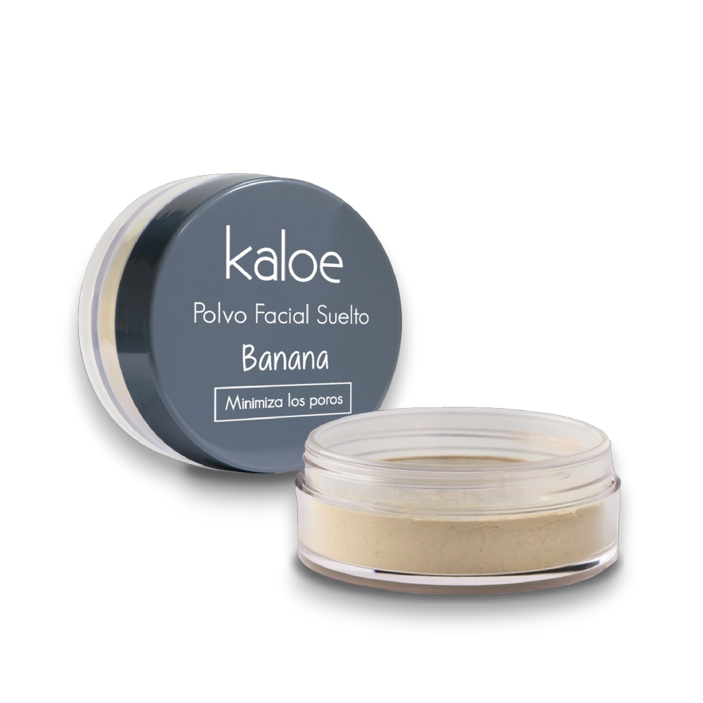 Polvo facial suelto banana