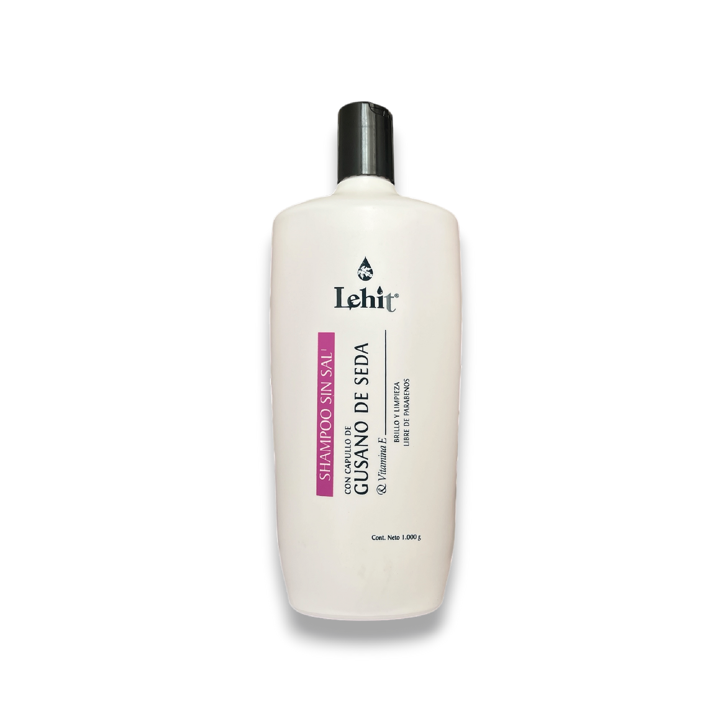 SHAMPOO SIN SAL CON CAPULLO DE GUSANO DE SEDA & vitamina E