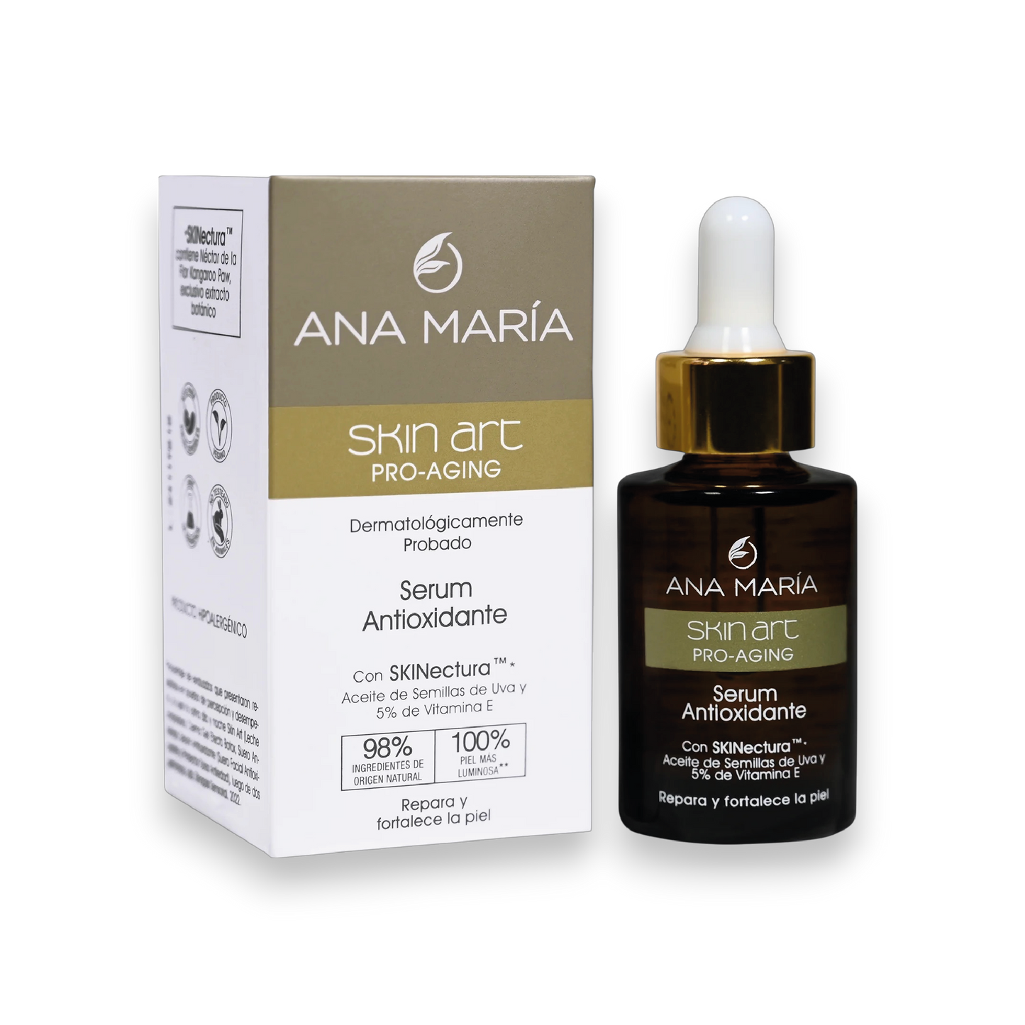 Suero facial antioxidante