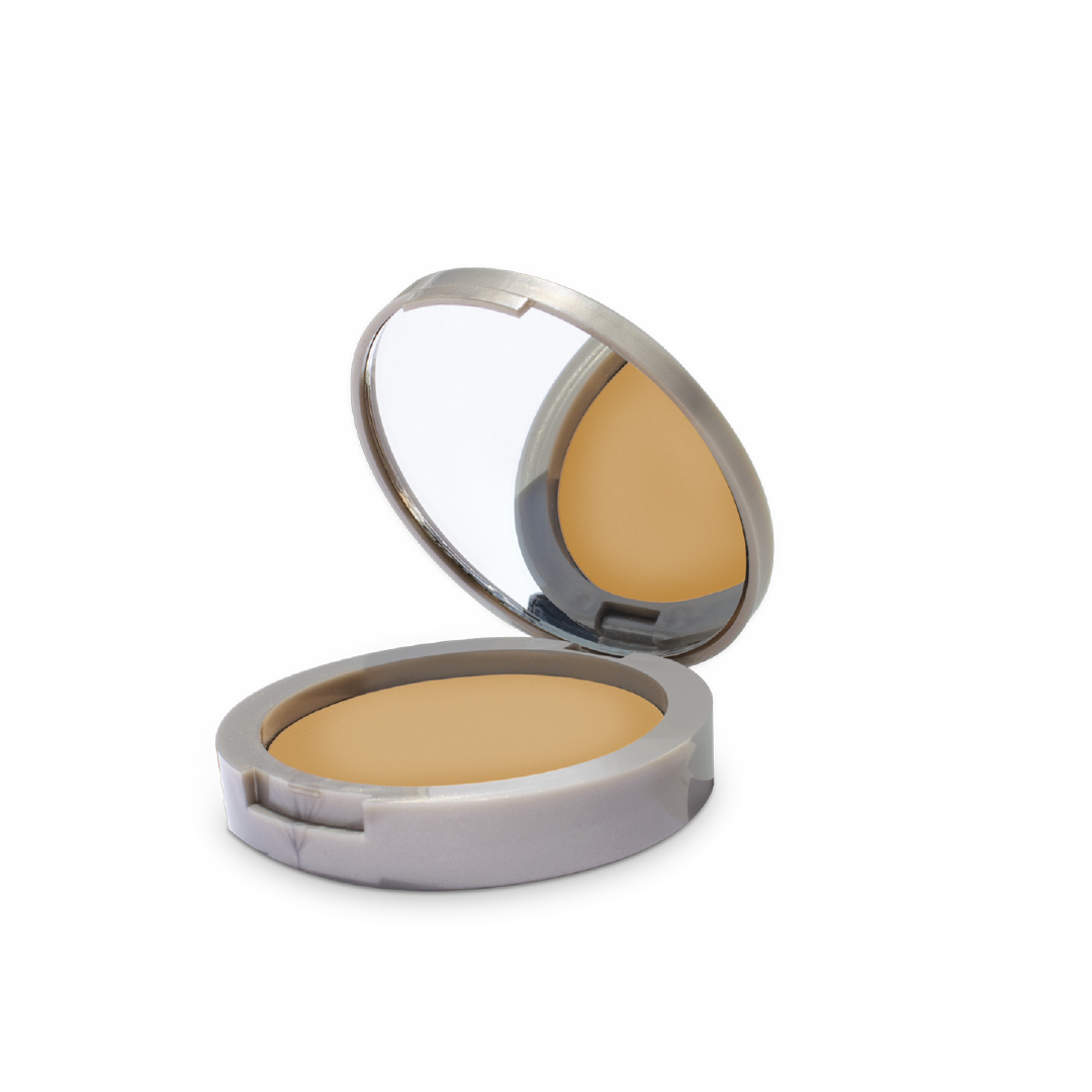 Polvo compacto aclarante