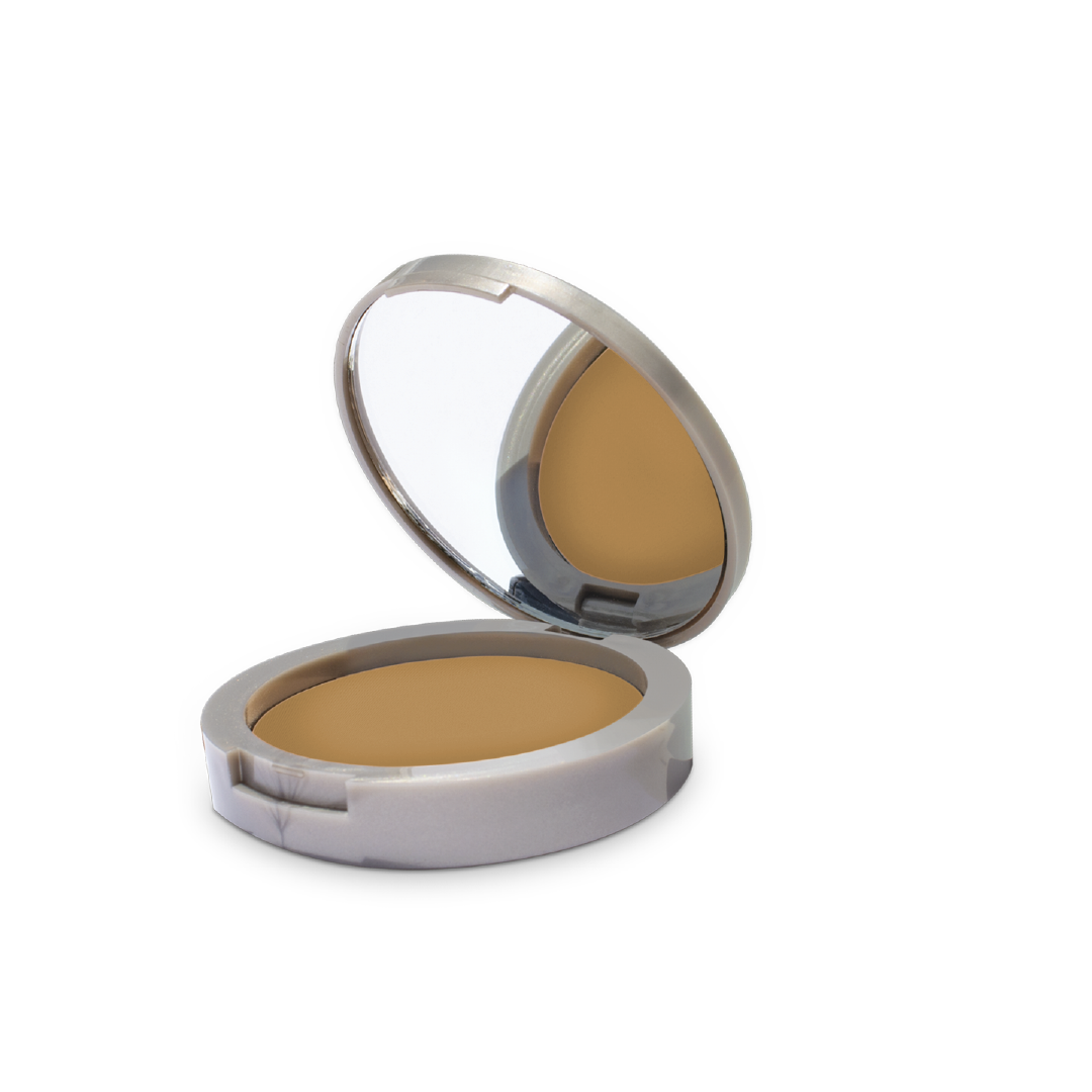 Polvo compacto aclarante