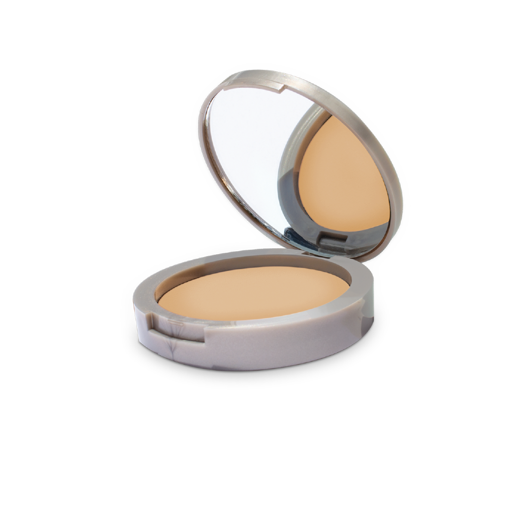 Polvo compacto aclarante