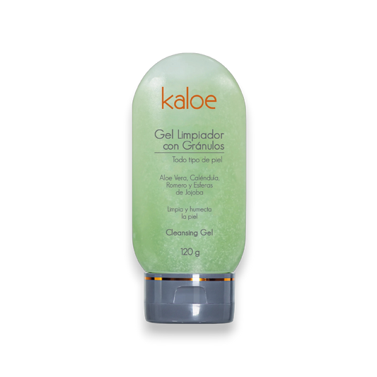 Gel limpiador con gránulos