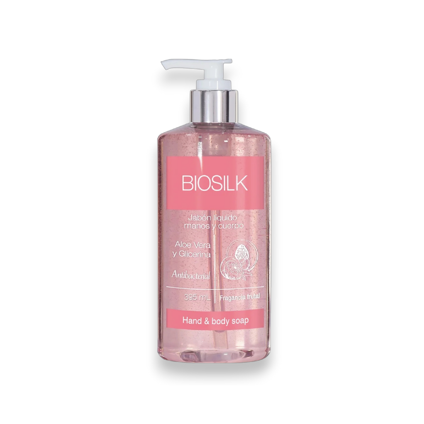 Jabón líquido manos y cuerpo. Fragancia: frutal