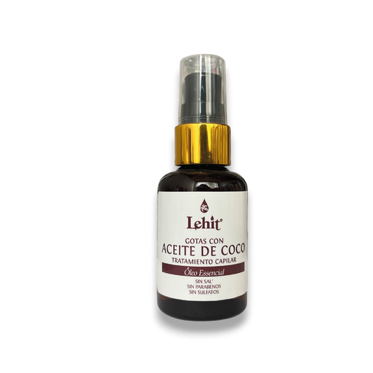 GOTAS CON ACEITE DE COCO