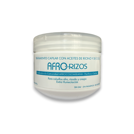 TRATAMIENTO CAPILAR CON ACEITE DE RICINO Y DE COCO AFRORIZOS
