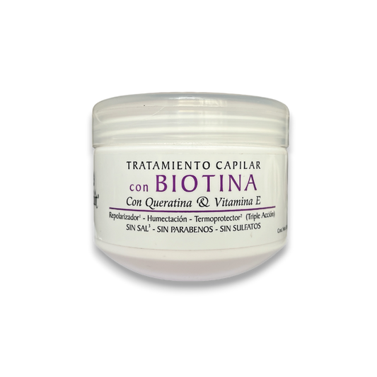 TRATAMIENTO CAPILAR CON BIOTINA CON QUERATINA  & VITAMINA E